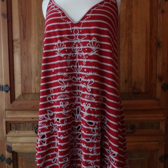 Free People Dresses & Skirts - Free People NWT Dress Cutout Detail Stripes Size M